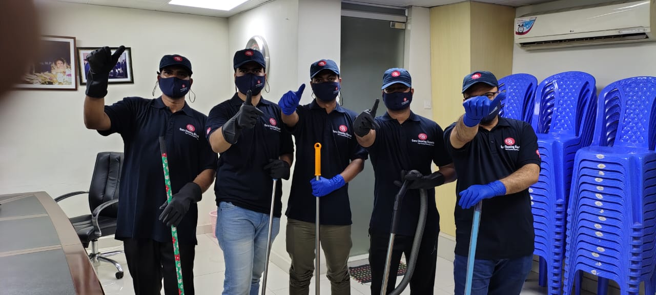 Guru Cleaning Experts team sharing the gift of a clean space.